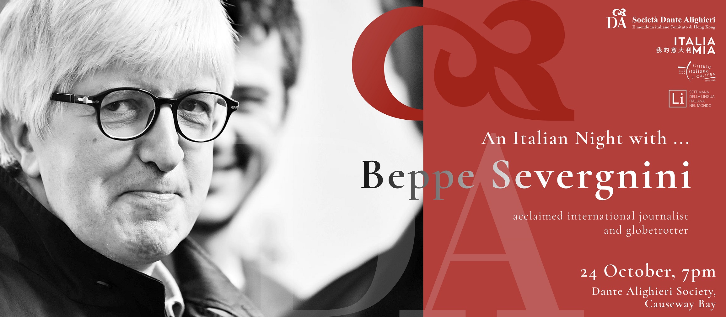 An Italian Night with Beppe Severgnini Dante Alighieri Society